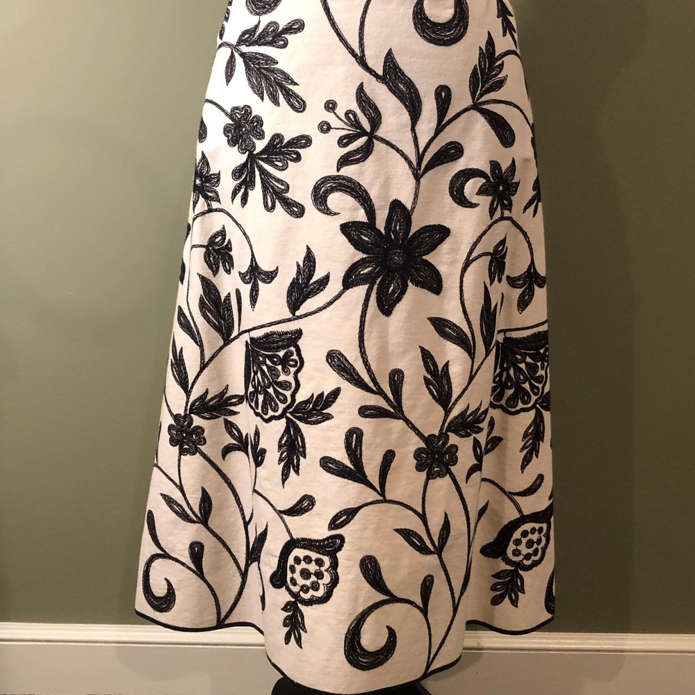 Vintage black/white skirt